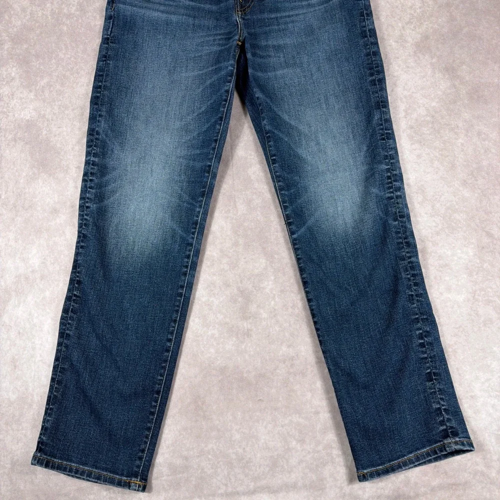 American Eagle Athletic Straight Airflex+ Temp Tech Jeans 31x32 Blue Denim Mens